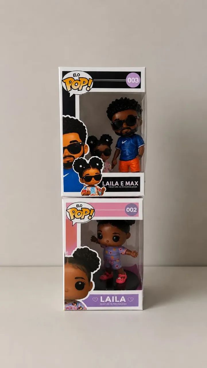 FUNKO POP PERSONALIZADO COM CAIXA EXCLUSIVA | MINIATURA PERSONALIZADA  3D 