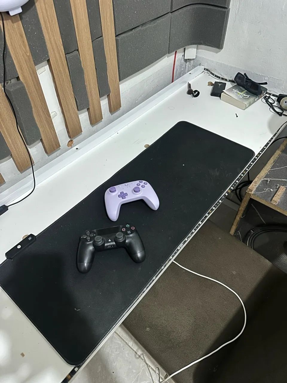 Controles e mouse pad a led - Foto 2