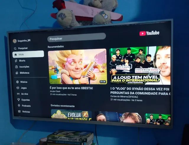 Smart Tv 43'' Philco funcionando