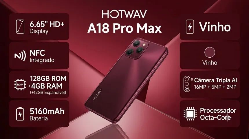Celular HOTWAV A18 - Foto 2