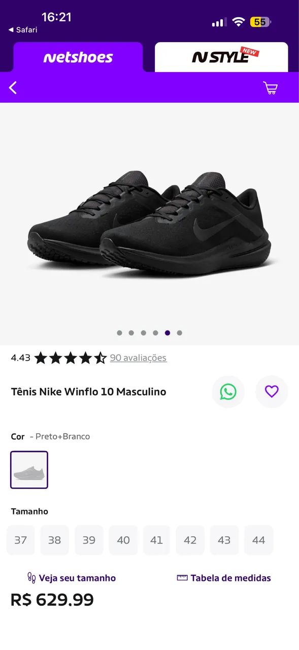 TÊNIS NIKE WINFLO 10 CORRIDA - Foto 2