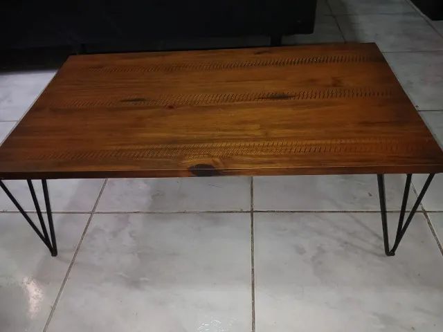 Mesa de Centro de Madeira - Foto 4