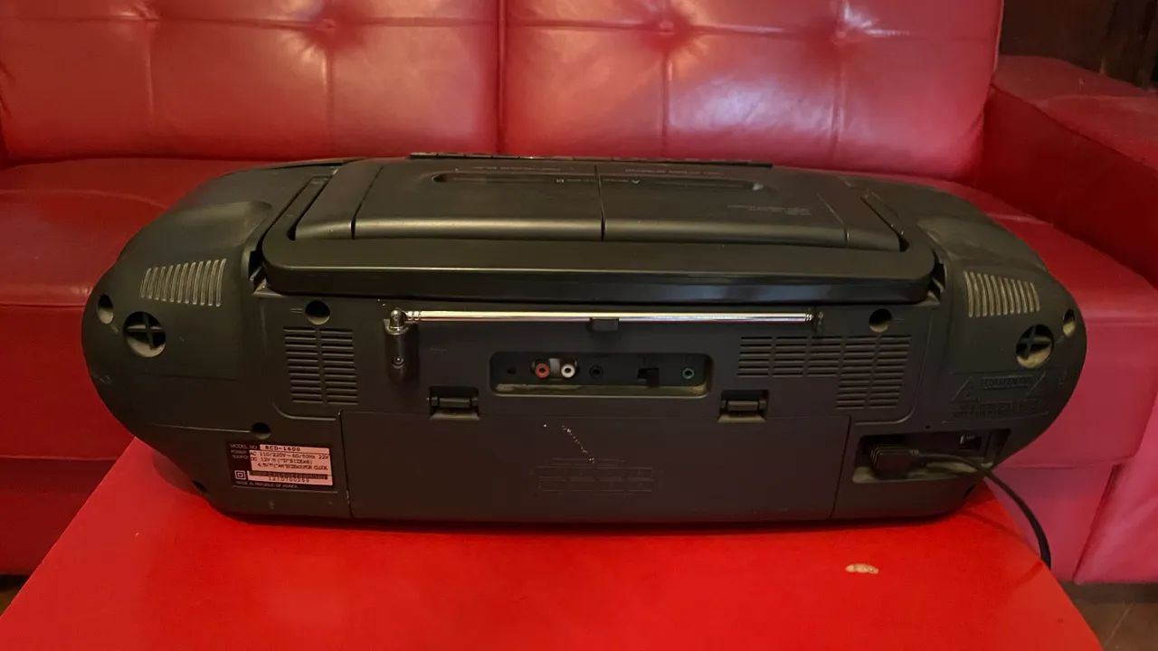 Rádio Samsung Microsystem Boombox Cd K7 Tape - Foto 4