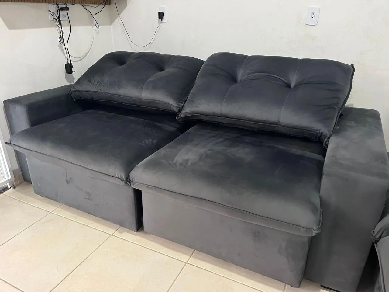 Vende-se sofá novo 3 meses de uso  - Foto 5