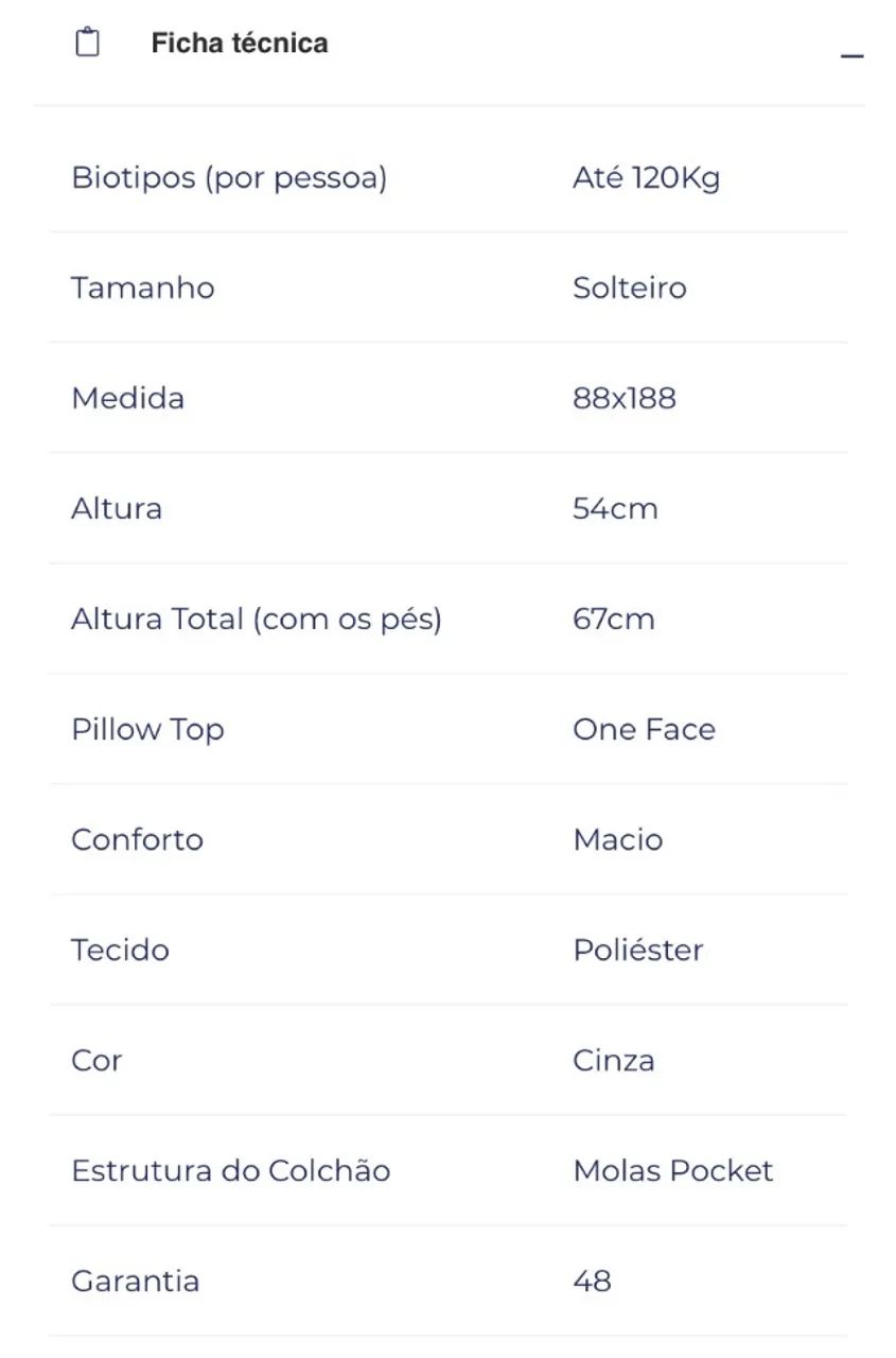 Cama  box + colchão Castor solteiro  - Foto 6