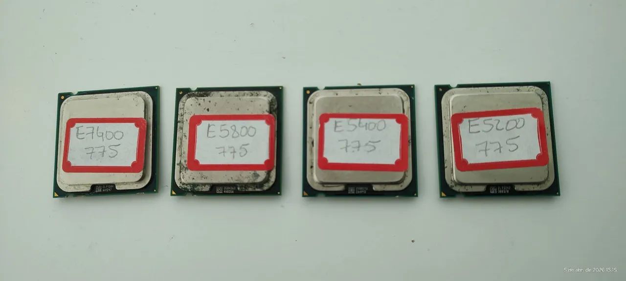Lote de O4 processadores socket 755 bons