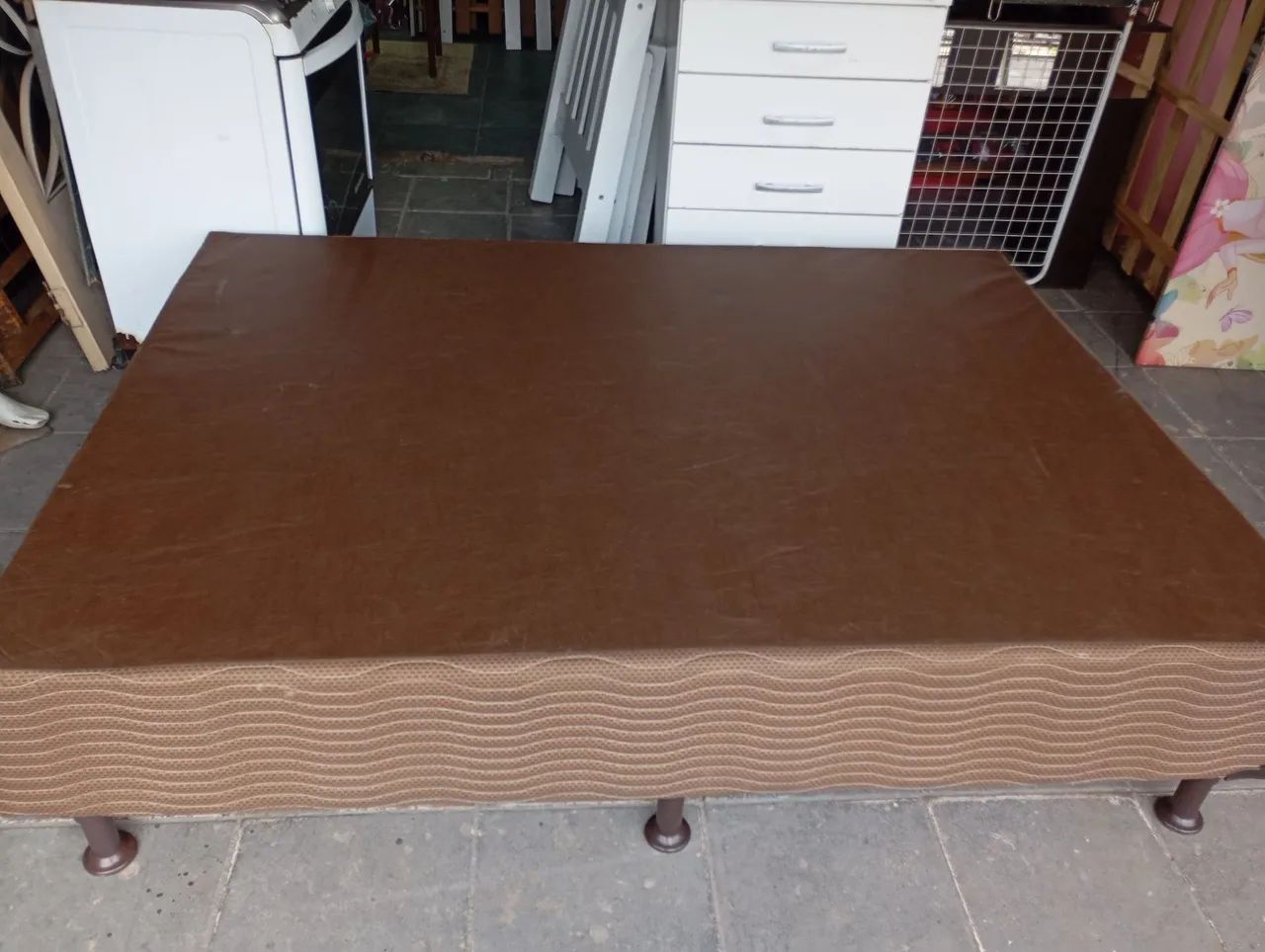 Cama box casal somente a base  - Foto 4