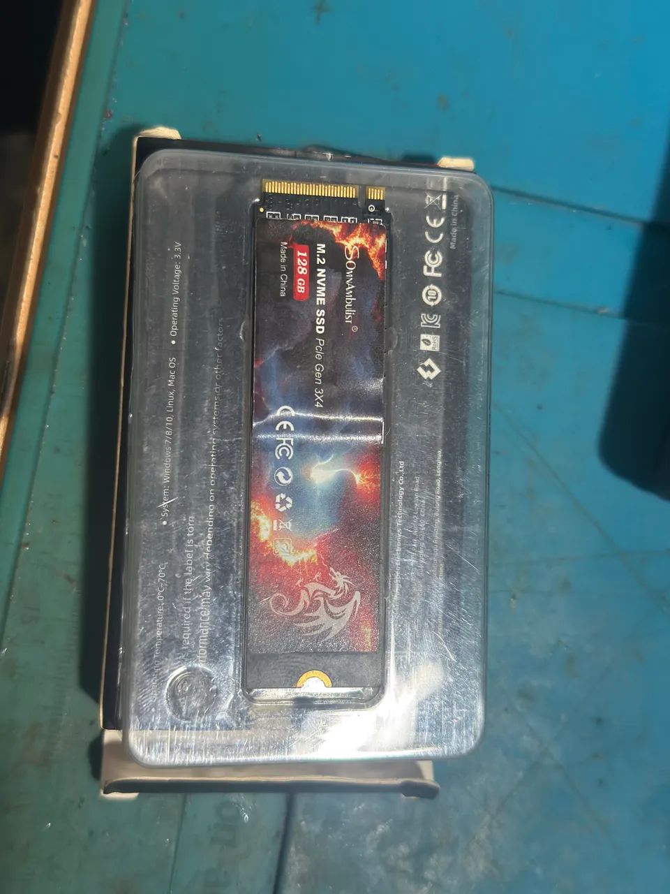 Nvme 128gb funcionando perfeitamente 405755280051425280
