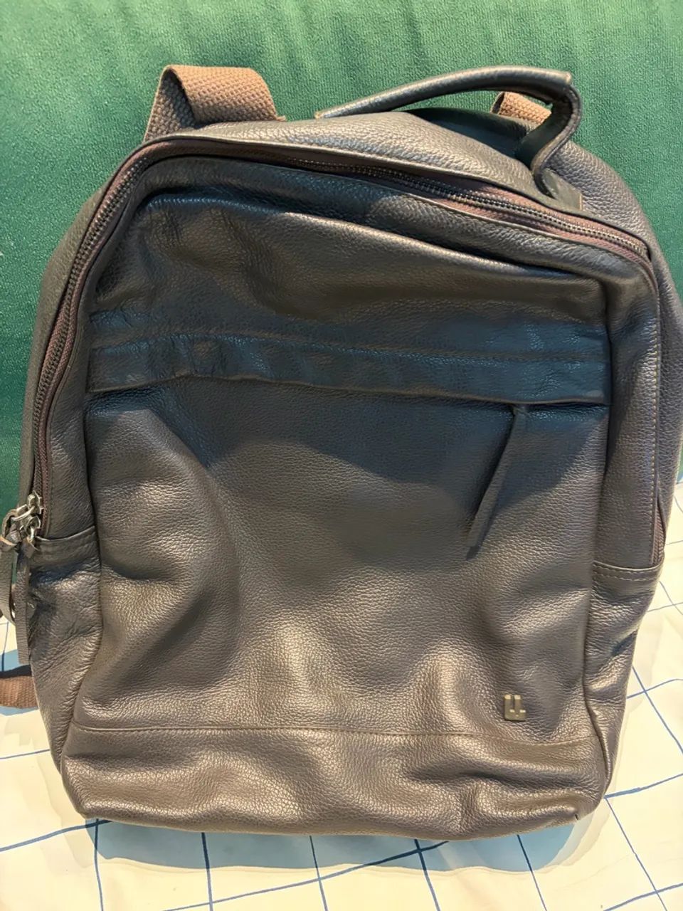 Mochila Foxton couro marrom 