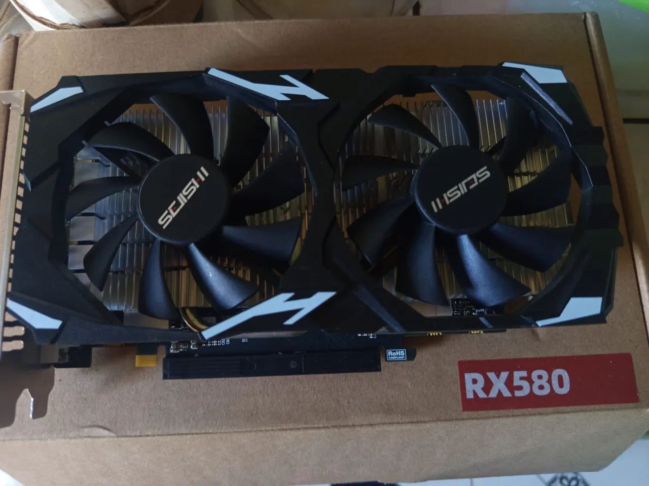 RX 580 com defeito 