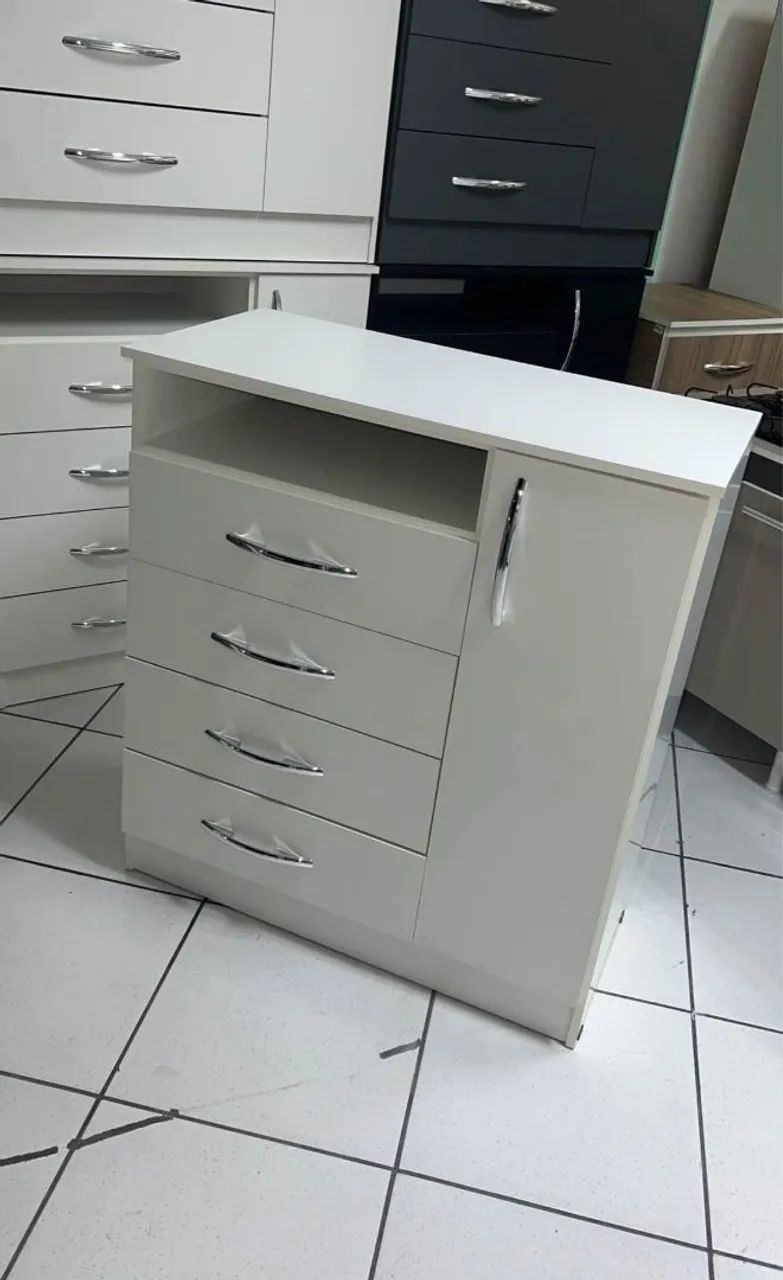 CÔMODA NOVO MDF 