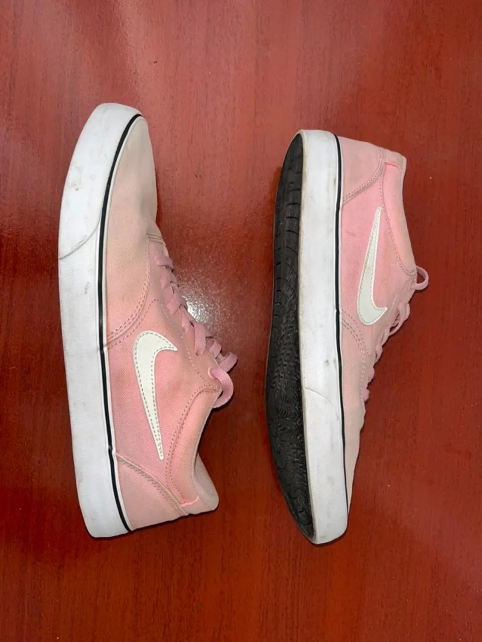 Tênis Nike SB Chron 2 Rosa e Branco 41