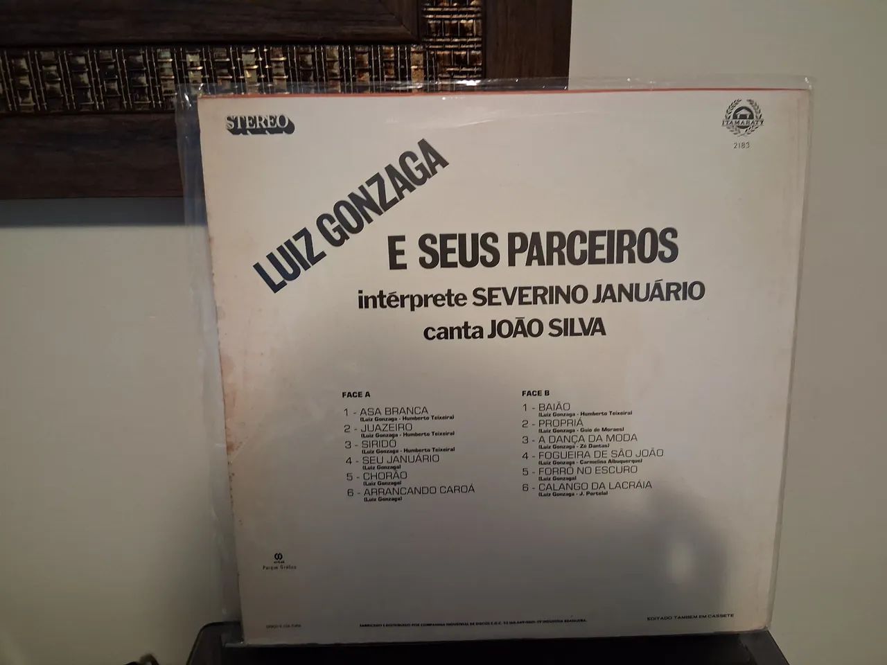 Disco de Vinil Luiz Gonzaga e Seus Parceiros - Severino Januário - Foto 2