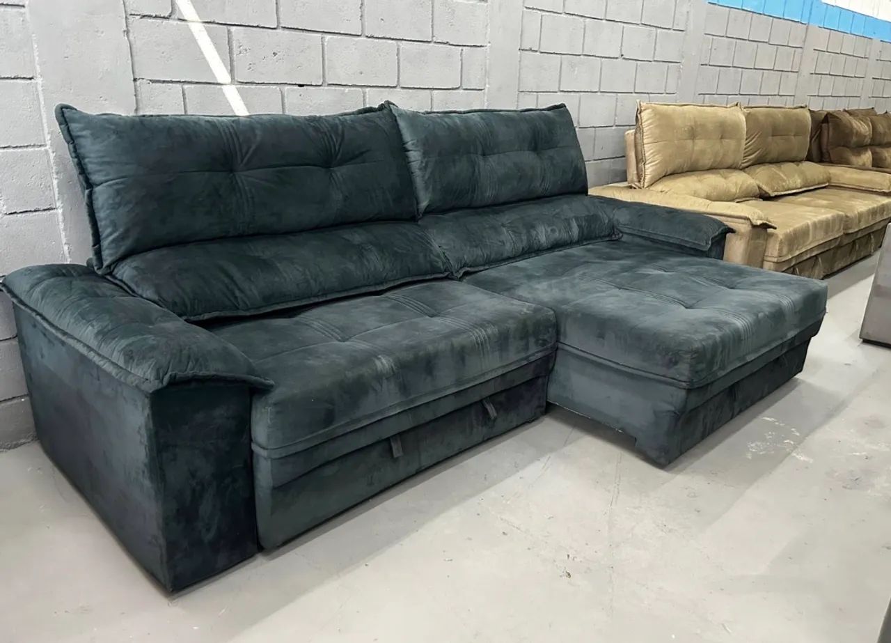 Sofá Retrátil e Reclinável 2.90m NOVO ( Direto da Fábrica )