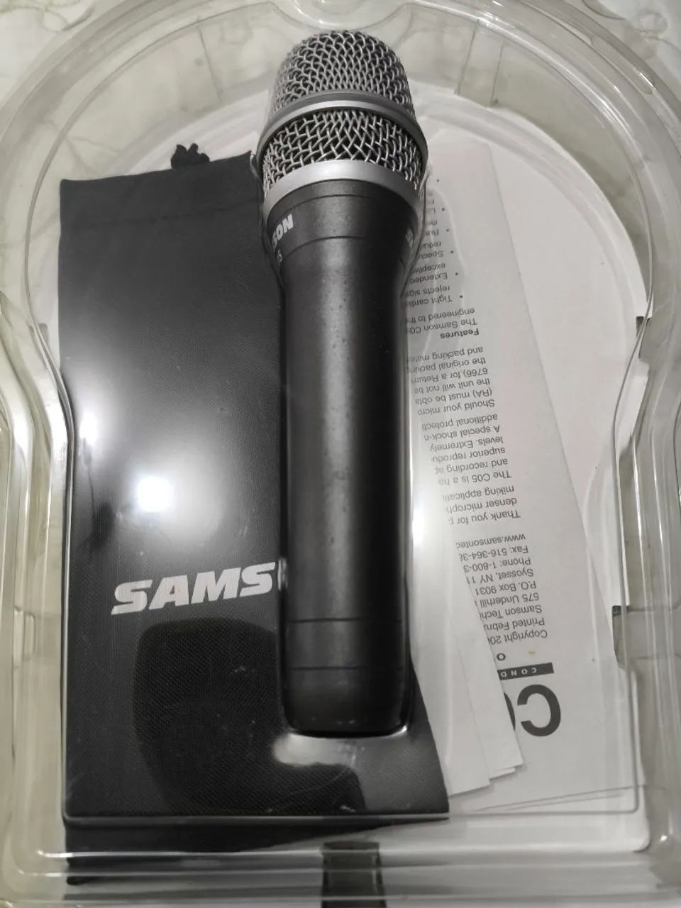 Microfone Condensador de Mão Samson C05CL Preto - Foto 2