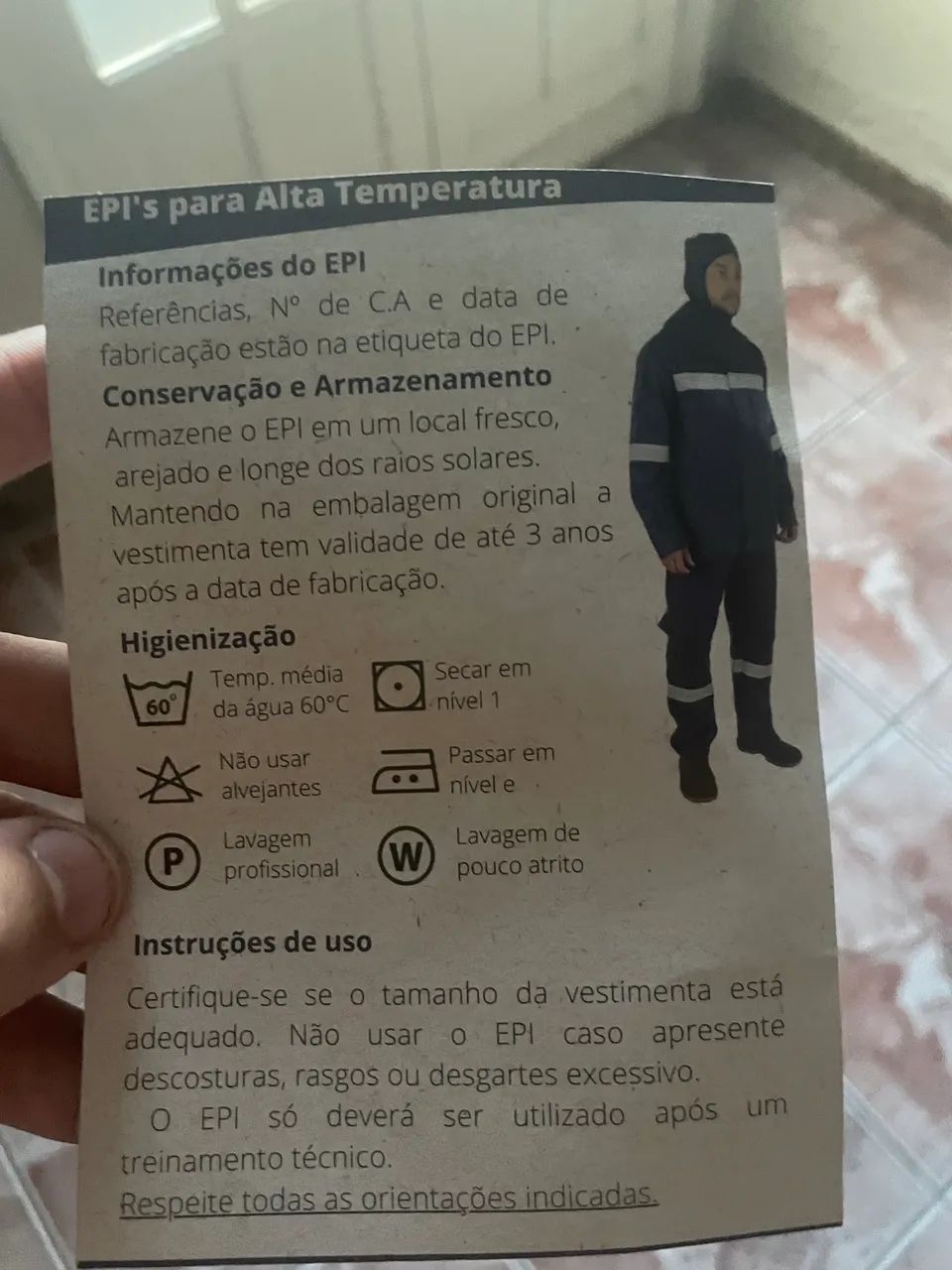 Kit para trabalhar 