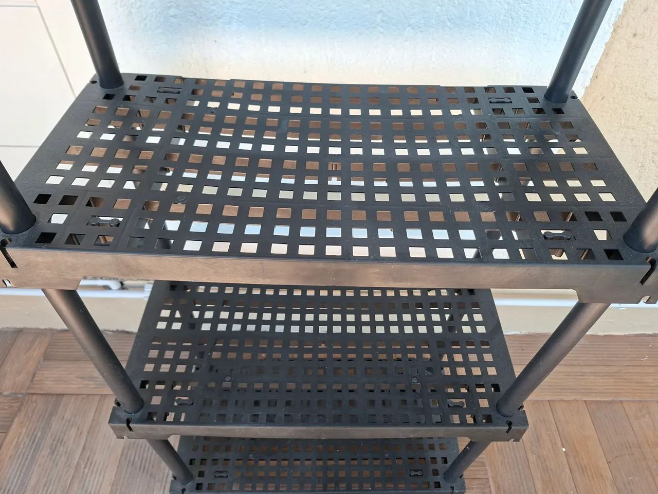 Estante de plástico com 5 prateleiras  - Foto 3