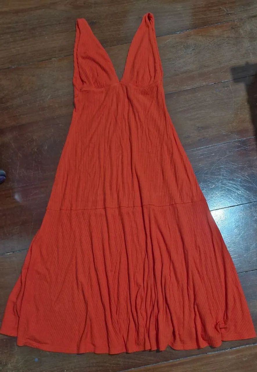 Vestido Farm Lindo! Laranja - Foto 4