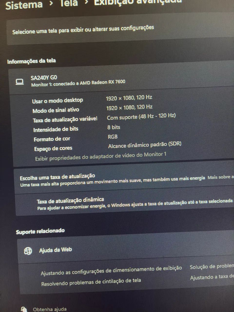Monitor Acer 23.8" Full HD 120hz - Foto 6