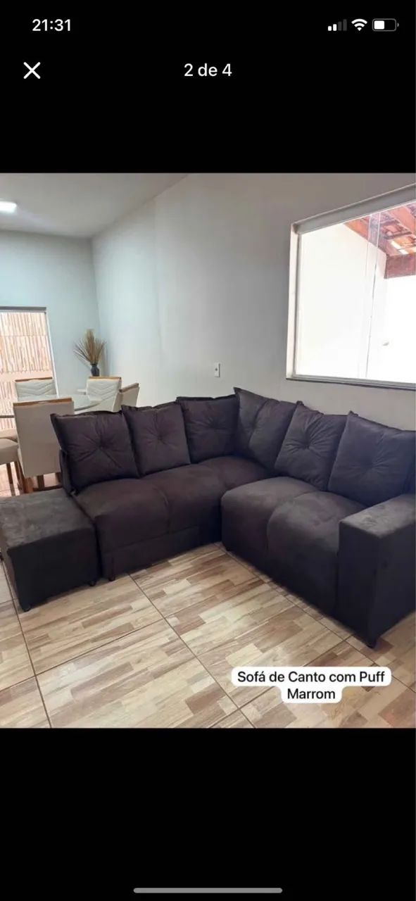 Sofá retrátil , Canto , Chaise , 2 e 3 lugares ( Uberlândia e Araguari ) - Foto 3