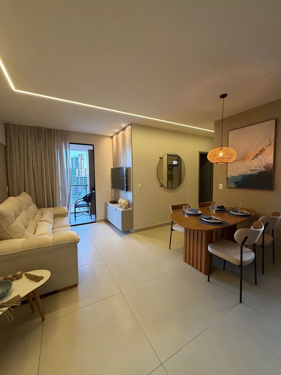 Apart. Mobiliado ?Jardim Oceania 
