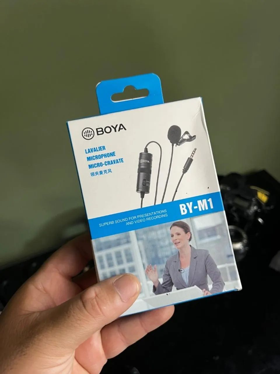 Microfone Lapela Boya M1 - Original - Foto 3