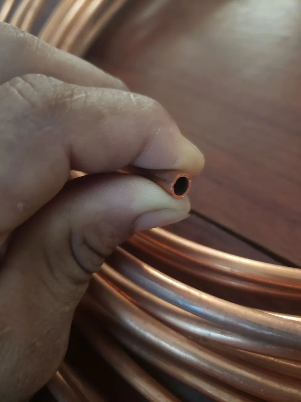 Tubula ção de cobre 1/4 mm  - Foto 2