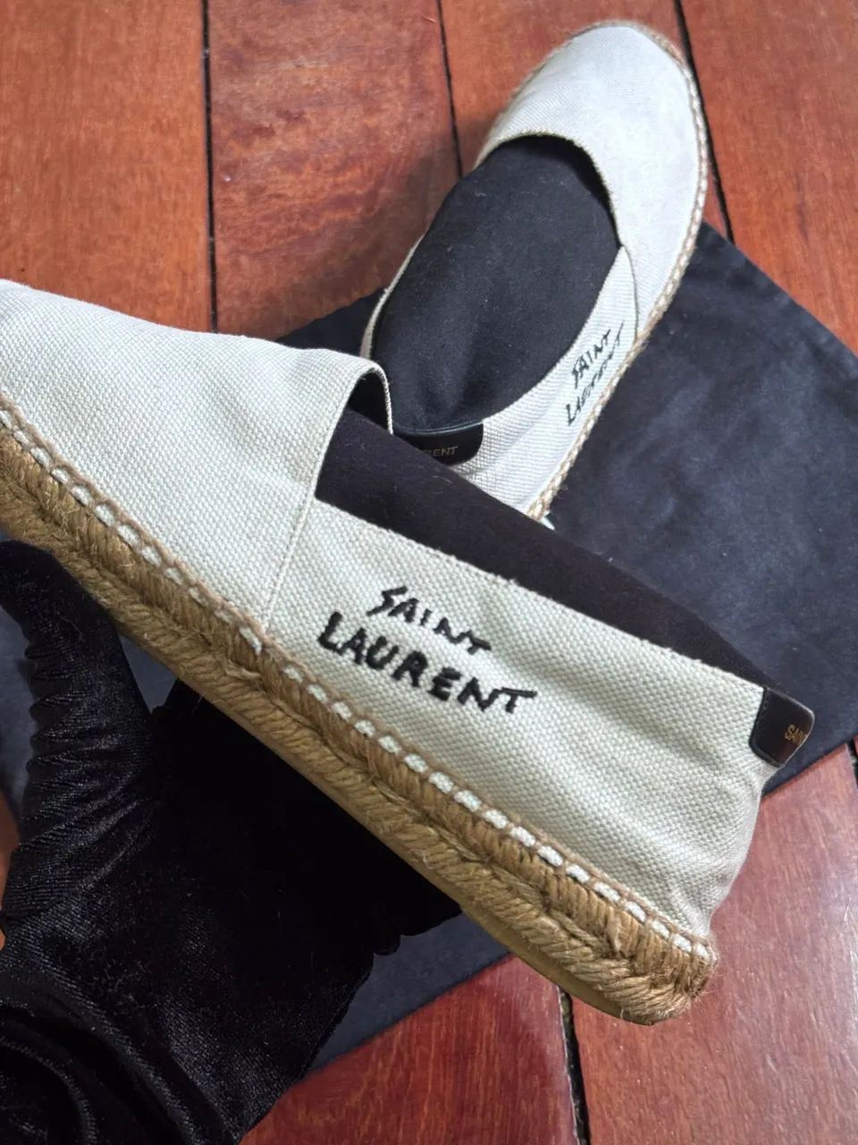 alpargata original saint laurent espadrille - Foto 2