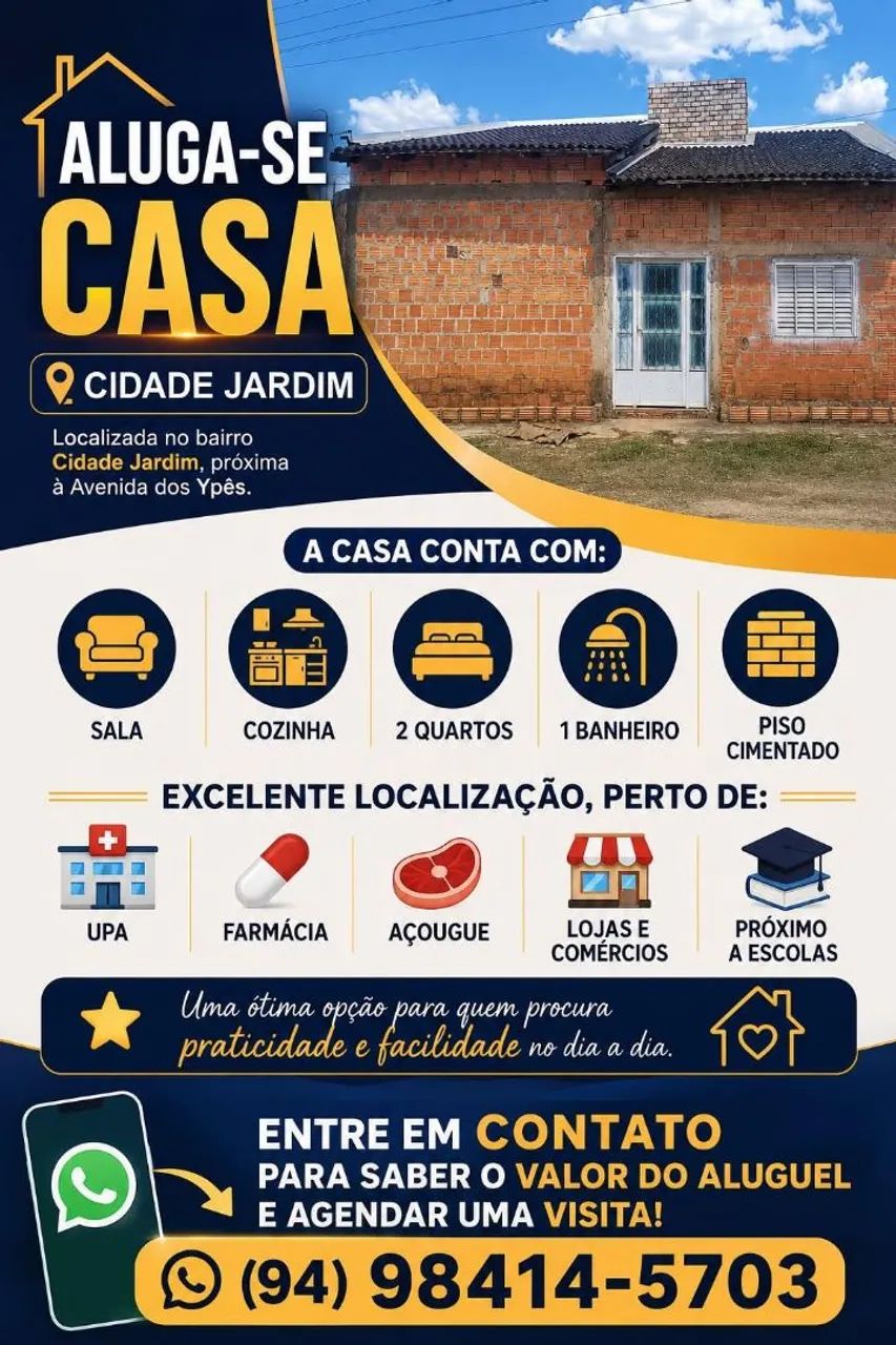 Aluga se casa