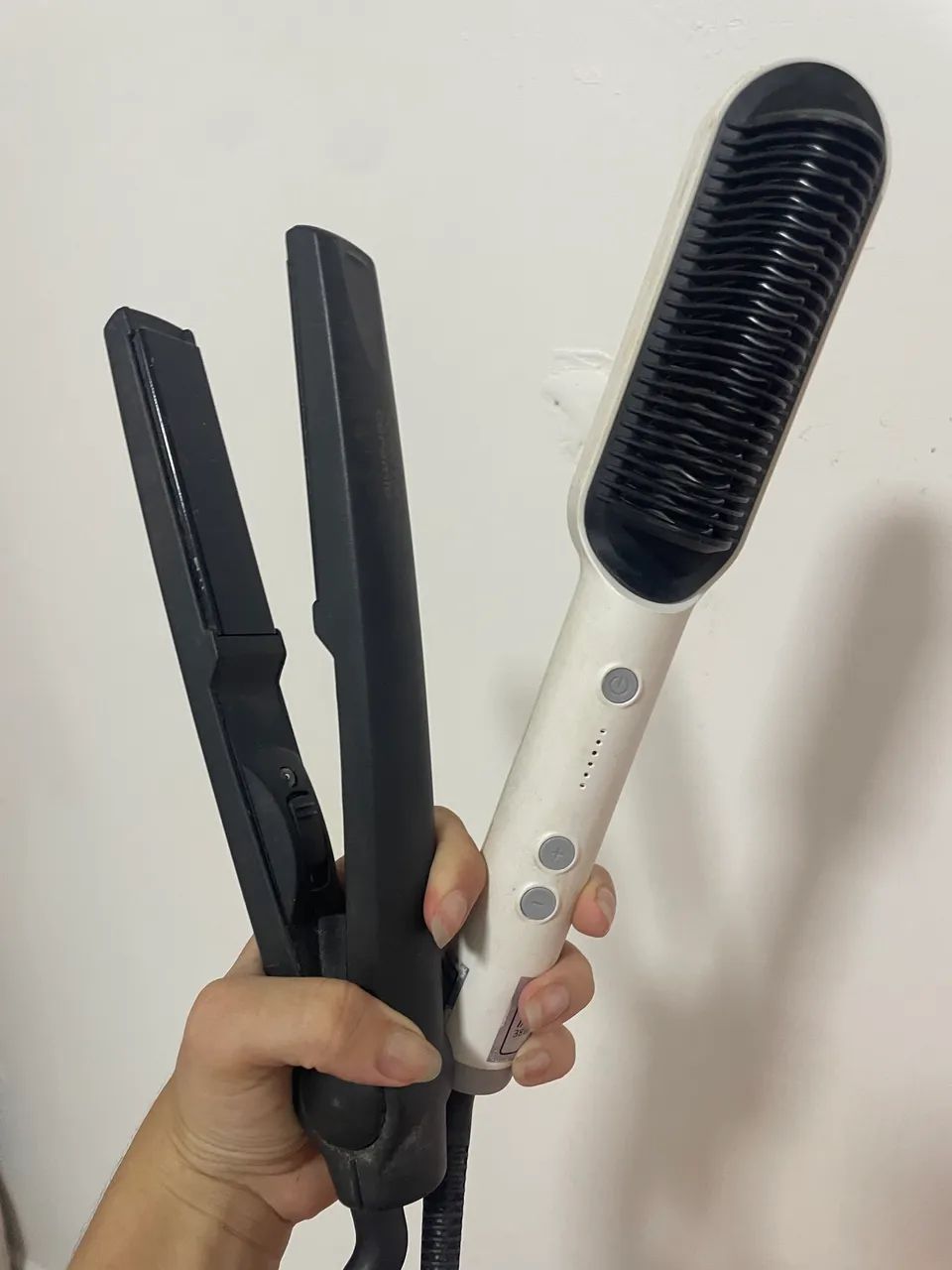 combo chapinha cerâmica gama+escova alisadora