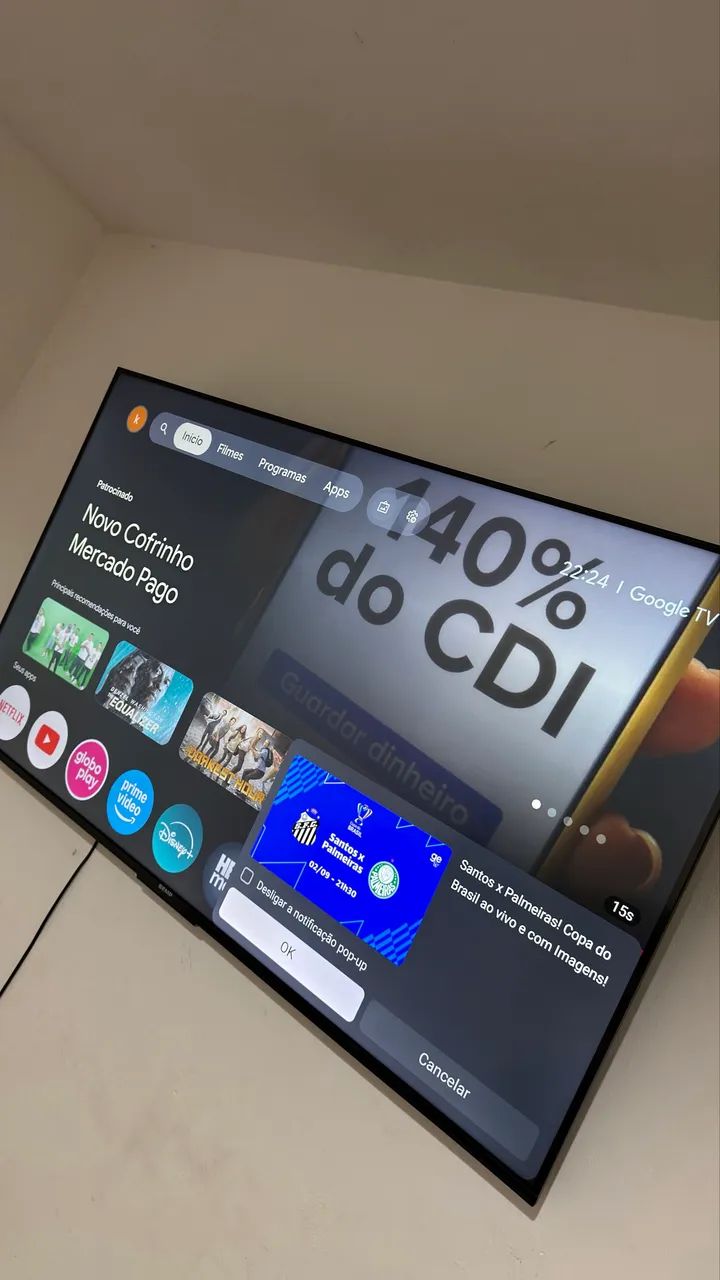 Smartv 55 polegadas semp  - Foto 2