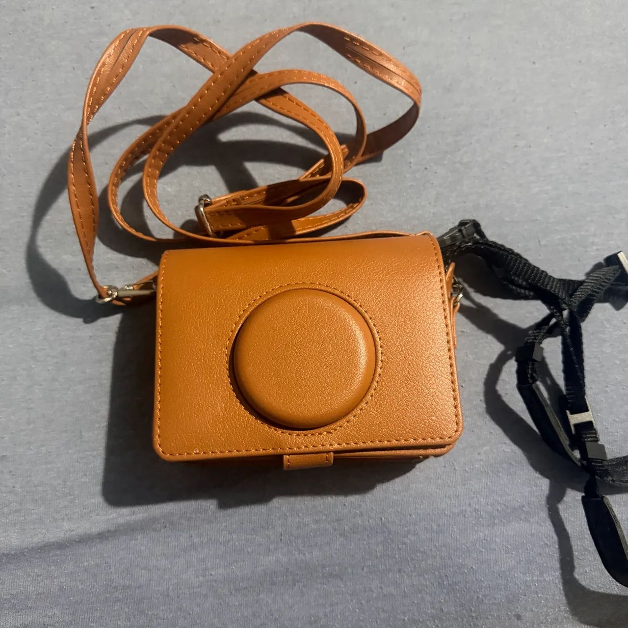 Instax mini evo marrom com capa - Foto 4