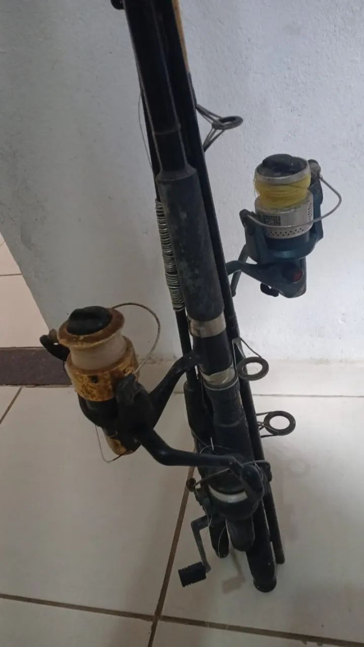 Vara de pesca com molinete  - Foto 3
