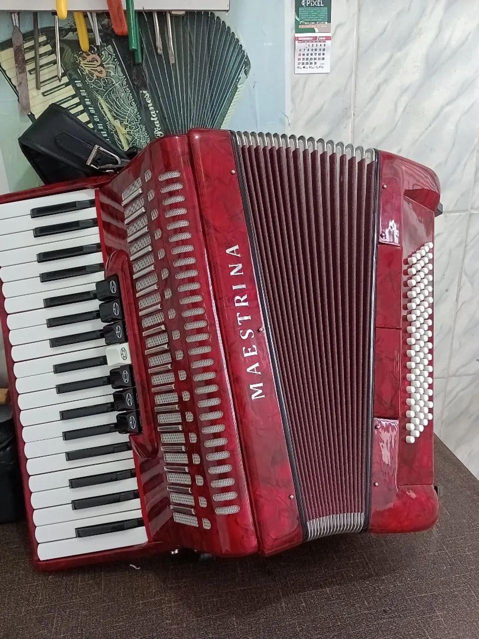 Sanfona maestrina 80 baixos
