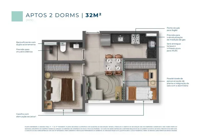 PLANTA 32m²