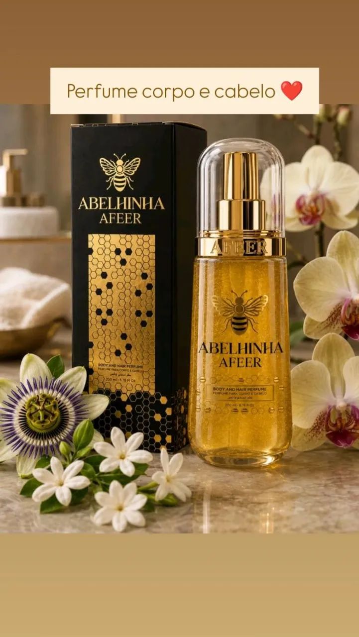 Perfume árabe corpo e cabelo 