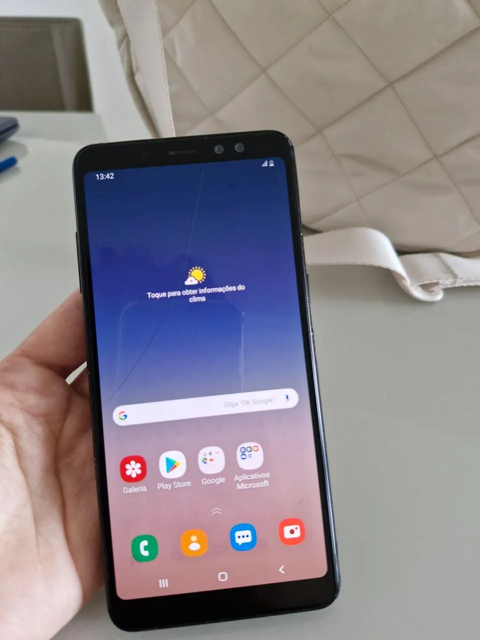 Samsung A8 Plus 2018 - Funcionando perfeitamente - Foto 4