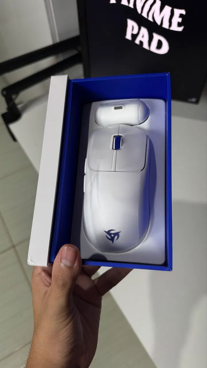 Mouse Ninjutso Ten Air Branco (LACRADO) - Periféricos e Acessórios