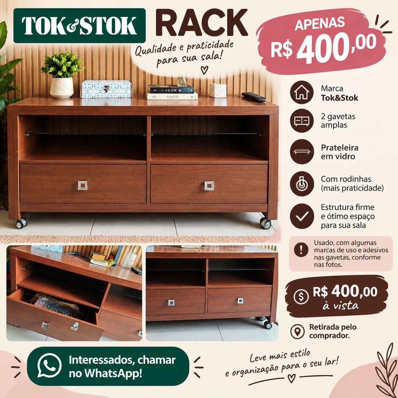 Rack Tok estok 