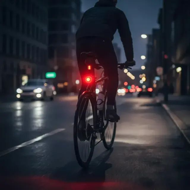 Lanterna Luz Traseira Bike Inteligente C/ Sensor De Freio - Foto 3