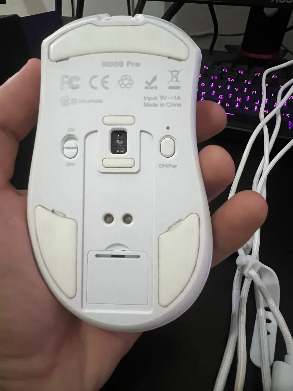 Mouse Delux m900 pro sensor PAW3395, 8K poling - Foto 2