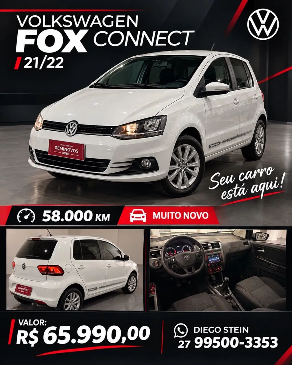 Volkswagen Fox Fox Connect 1.6 Flex 8V 5p 2022