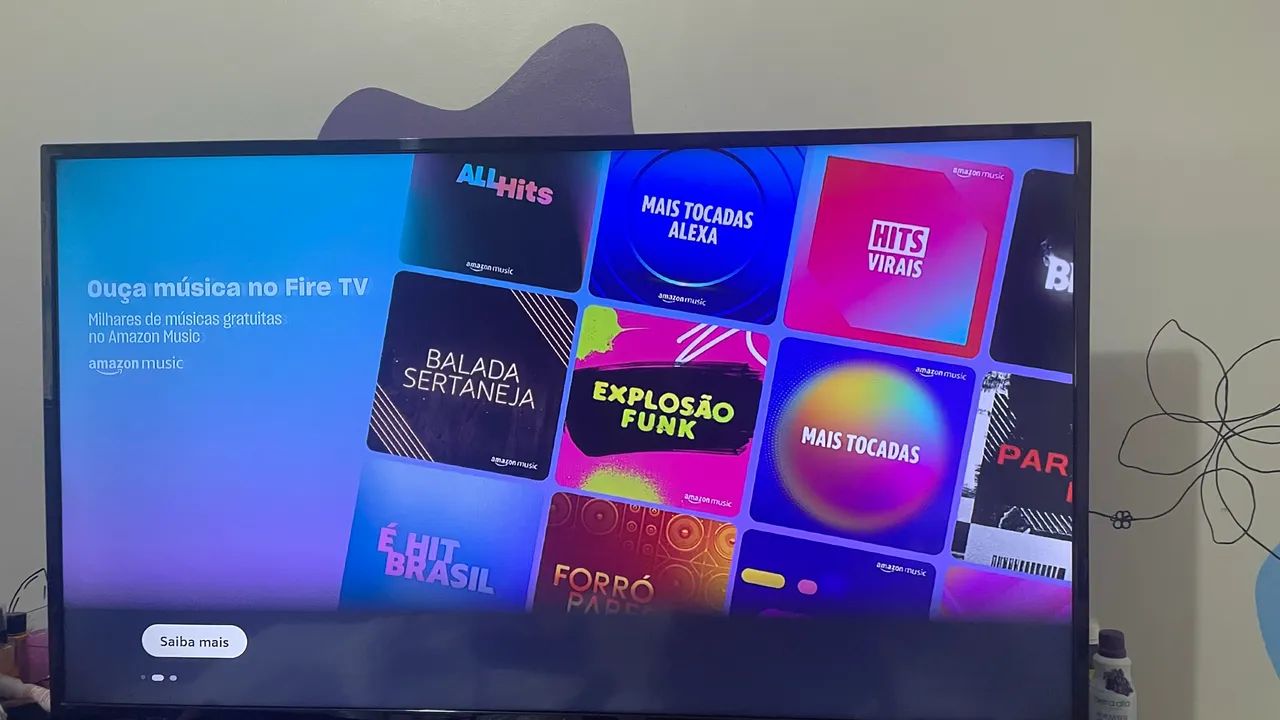 Tv Panasonic de LED LCD de 40 polegadas, com fire stick. - Foto 3