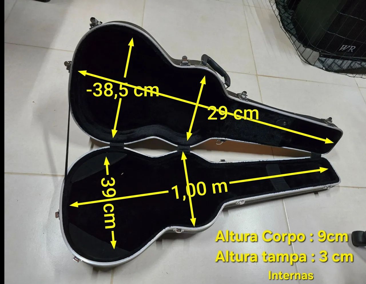 CASE RÍGIDO VIOLÃO CLÁSSICO ZERADO!!!