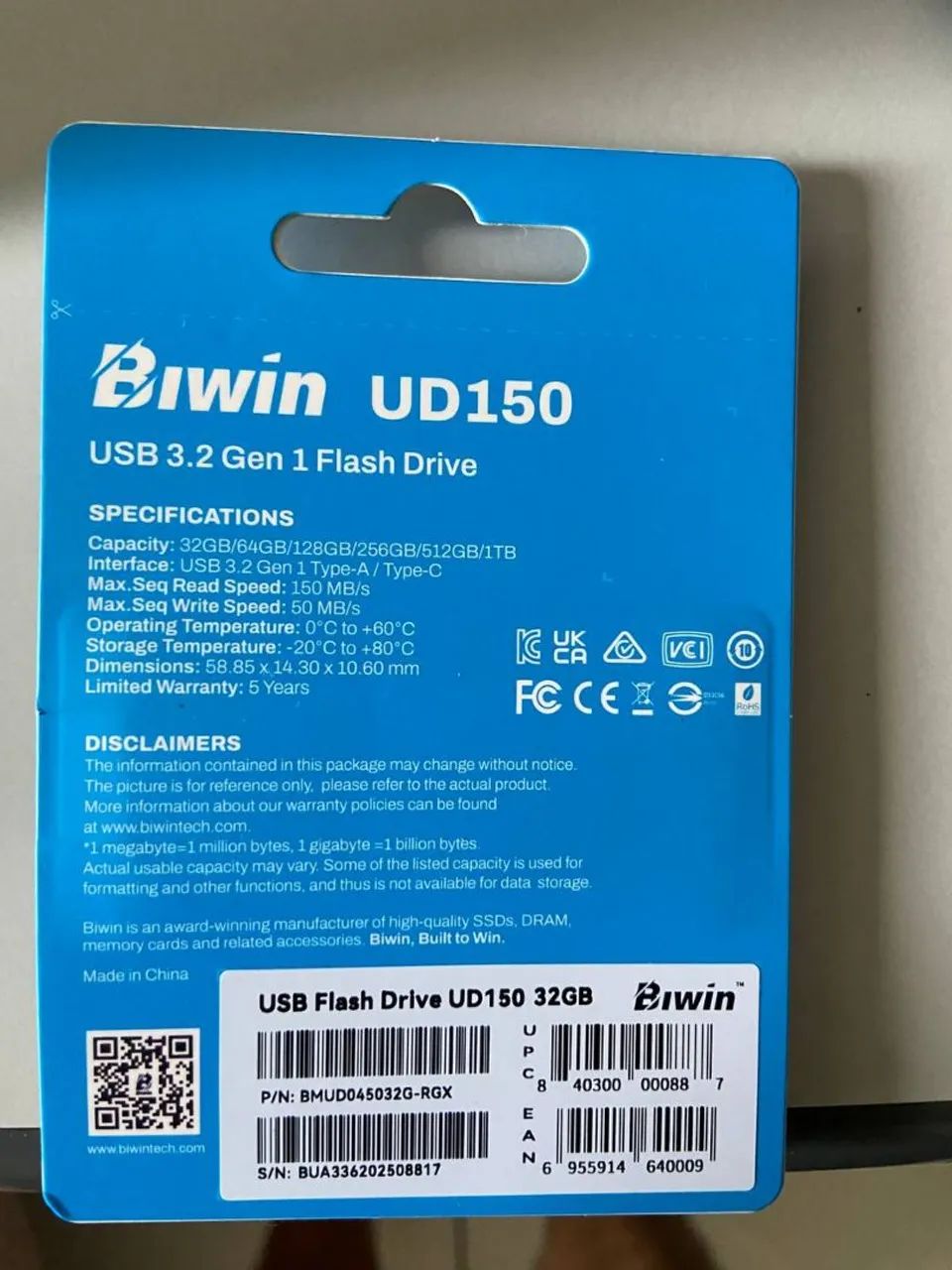 Pendrive 32gb USB 3.2 biwin.  - Foto 2