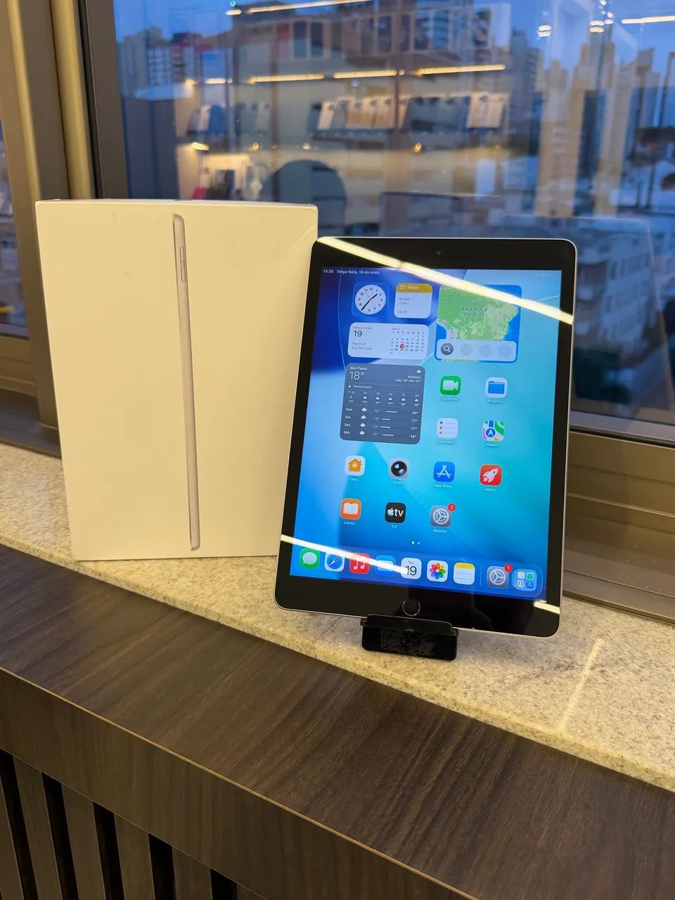 iPad 9th 64GB Wi-Fi Silver - SEMINOVO - LOJA FÍSICA - Tablets e E