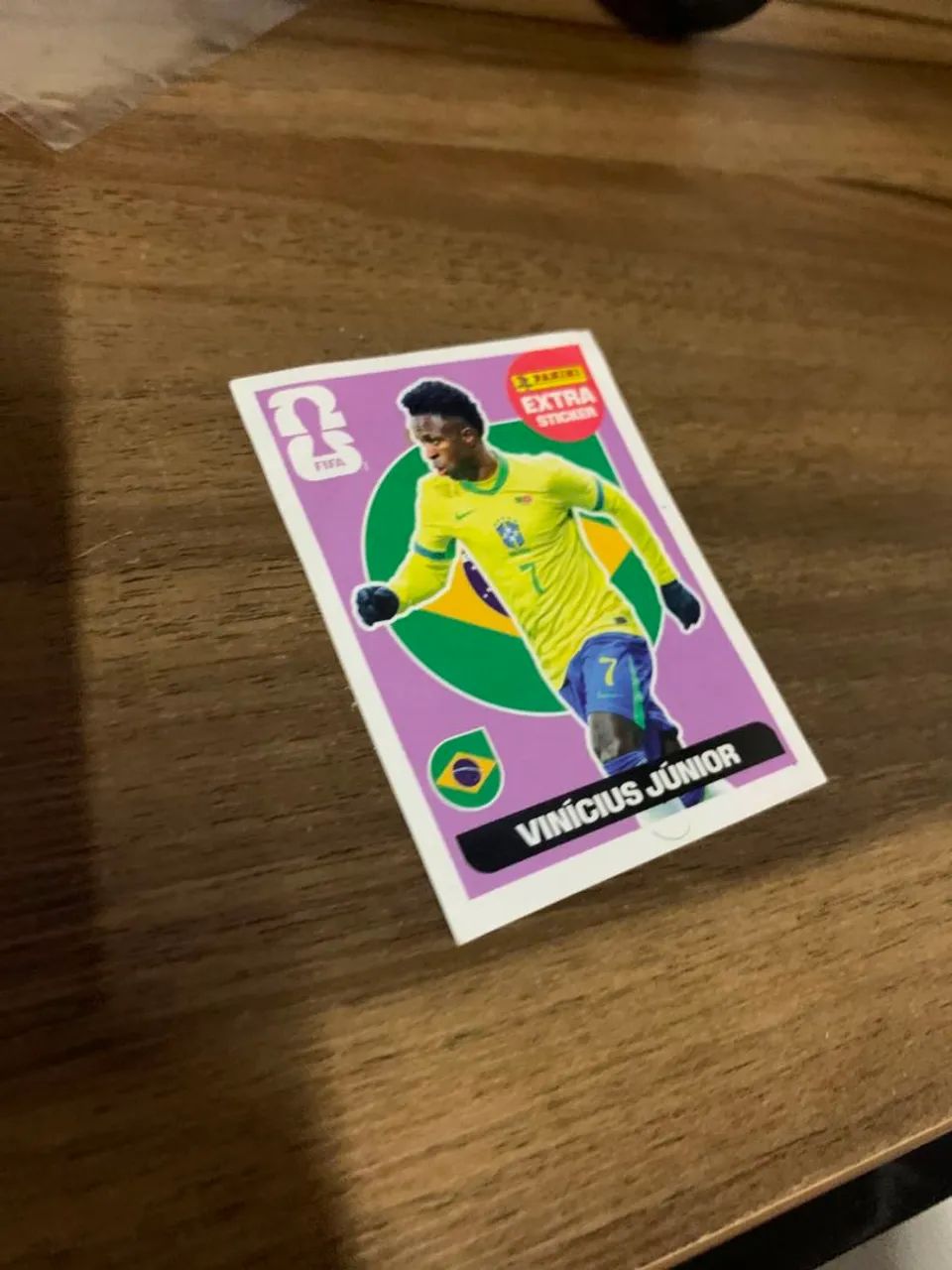 figurinha extra:Vini jr lilas - Foto 2