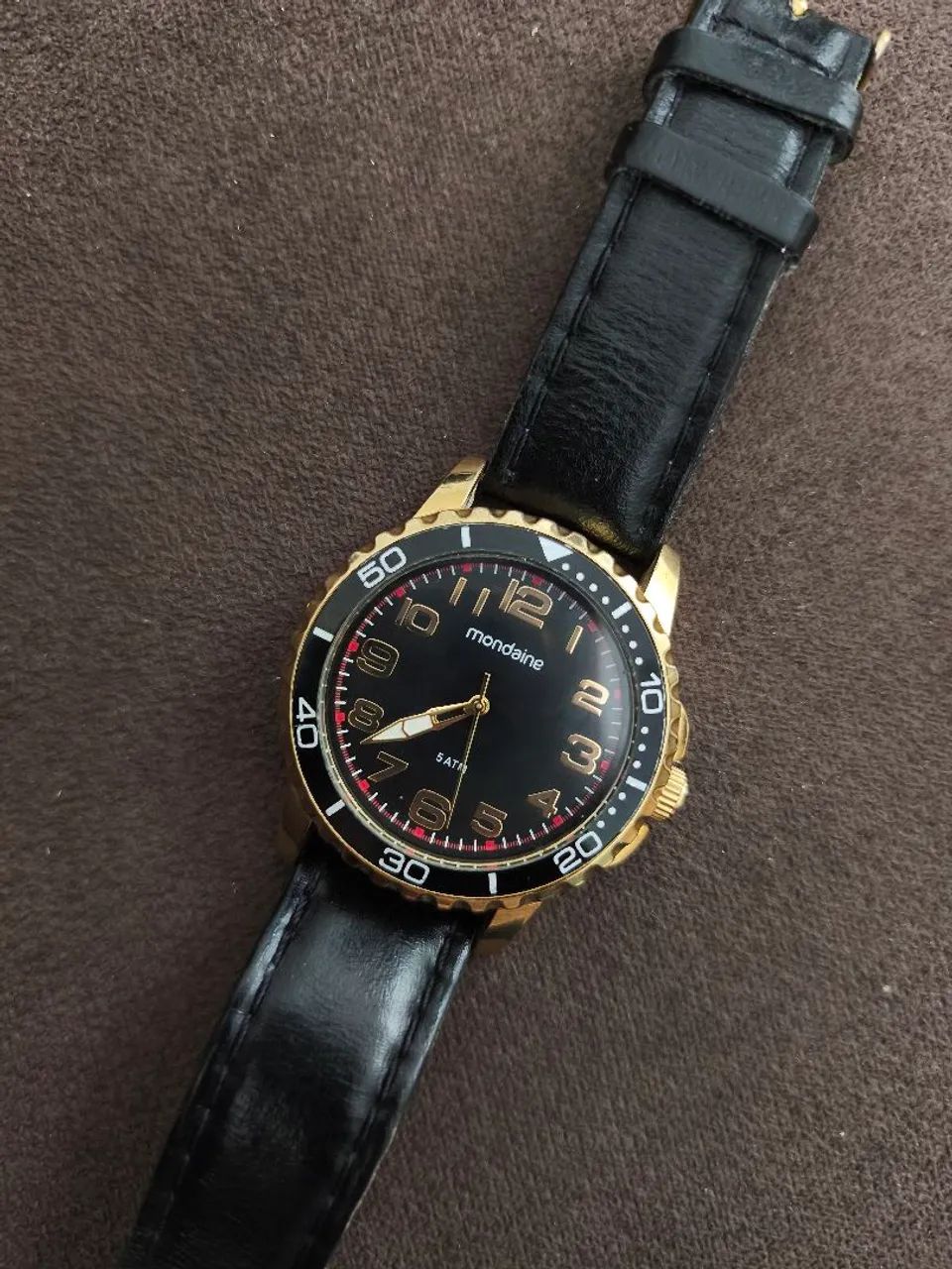Relógio Mondaine Casual Robusto Preto - Foto 2