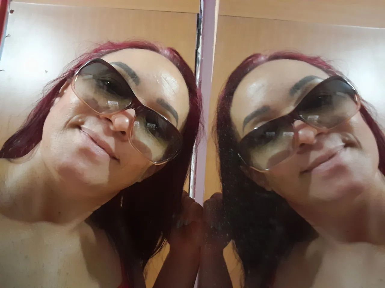 Oculos de sol, com estilo usado e bem conservado  - Foto 3