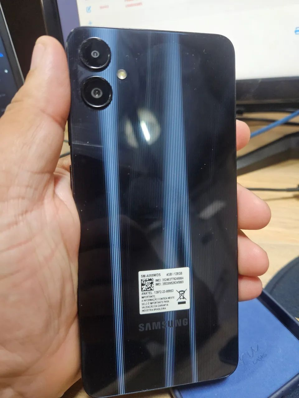 Vendo celular samsung A05 Azul - Foto 2